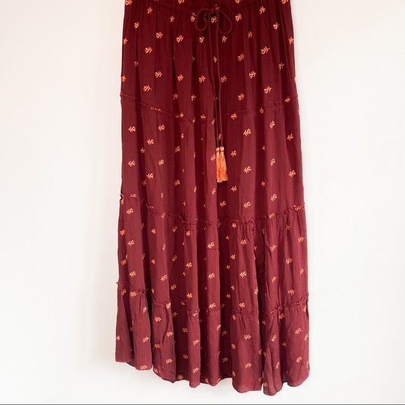 RAGA Autumn Love tiered slit skirt M - Picture 6 of 11